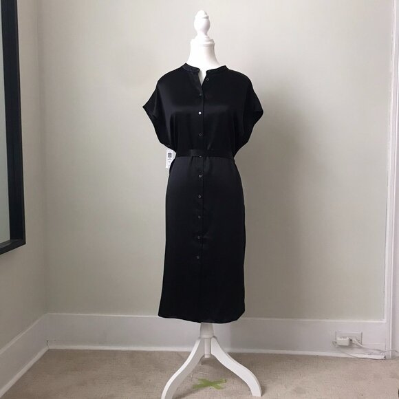 Aritzia Babaton Deligate Silk Dress | Black | Size S | BNWT - Picture 8 of 15
